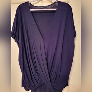 La Belle Deep Blue Women's Blouse